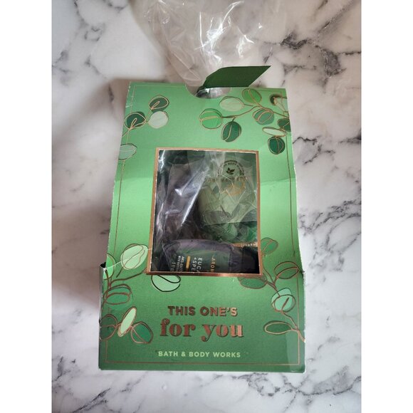 Bath & Body Works Gift Set Eucalyptus Spearmint Body Cream Wash & Hand Gel - Picture 3 of 3